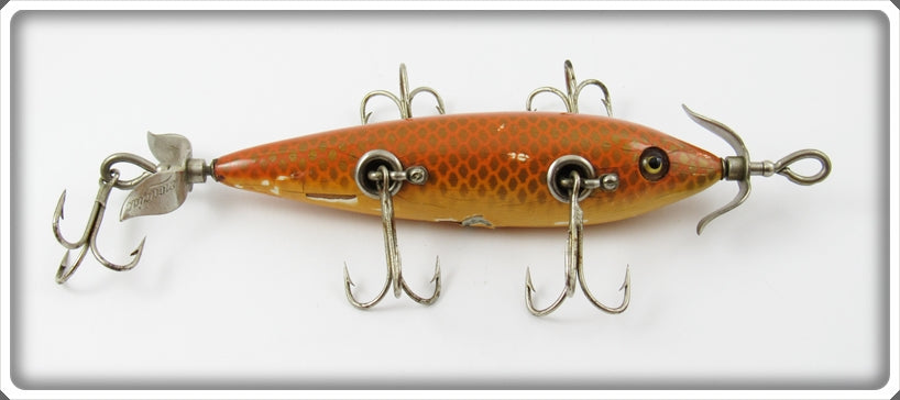 Vintage Heddon Goldfish 150 Five Hook Minnow Lure 159K