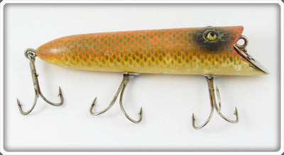 Vintage Heddon Goldfish Head On Basser Lure 8509K