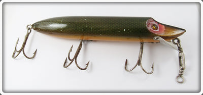 Vintage Heddon Dowagiac Green Scale 8