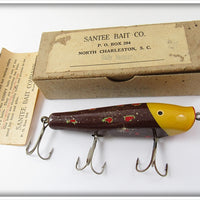 Santee Bait Co Purple Yellow Head Dolly Jumper Lure In Box YH 1-34