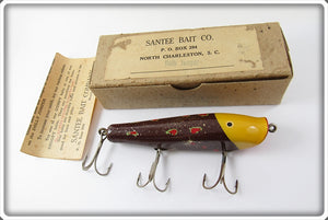 Santee Bait Co Purple Yellow Head Dolly Jumper Lure In Box YH 1-34