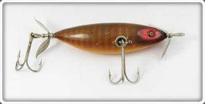 Vintage Heddon Natural Scale SOS Minnow Lure 169R