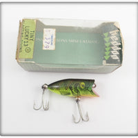 Heddon Natural Perch Tiny Lucky 13 In Natural Pumpkinseed Box