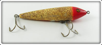 Vintage Heddon Red Head Flitter Zaragossa Lure 6500 RHF