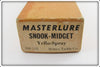 Masterlure Seneca Tackle Co Yello-Spray Snook Midget In Correct Box