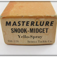 Masterlure Seneca Tackle Co Yello-Spray Snook Midget In Correct Box