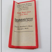 Vintage Heddon 1926 Fishing Tackle Pocket Catalog