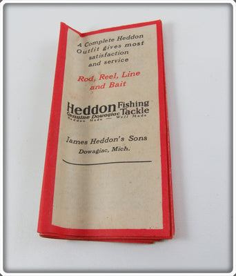 Vintage Heddon 1926 Fishing Tackle Pocket Catalog