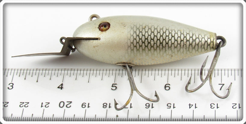 Vintage Creek Chub Silver Scale Bagy Wiggler Lure With Van Houton Lip ...