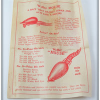 Erwin Weller Company Red & White Mouse In Box