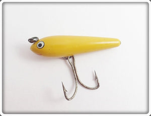 Vintage Jamison Solid Yellow Fly Rod Wiggler Lure