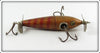 Vintage The Charmer Minnow Co Gold & Red Charmer Minnow Lure