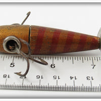The Charmer Minnow Co Gold & Red Charmer Minnow