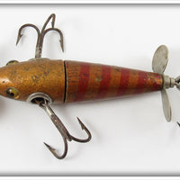 The Charmer Minnow Co Gold & Red Charmer Minnow