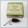 Vintage Creek Chub True To Nature Black Fly Rod Mouse Lure In Box F213