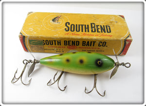 Vintage South Bend Frog Surf Oreno Lure In Correct Box 963 F