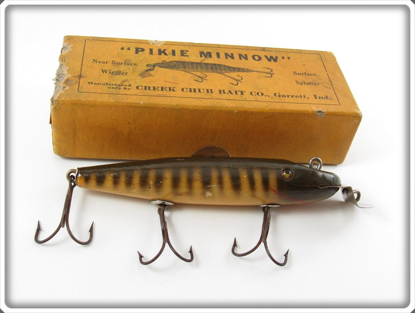 creek chub pikie fishing lures Vintage Creek Chub Pikie Lure In Intro Box 700 For Sale