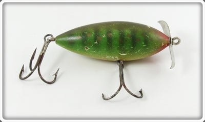 Paw Paw Green With Gold Dots Large Casting Minnow