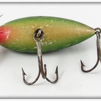 Paw Paw Green With Gold Dots Large Casting Minnow
