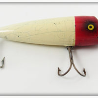 Vintage Moonlight Paw Paw Red & White 3300 Lure