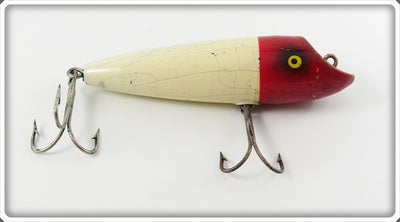Vintage Moonlight Paw Paw Red & White 3300 Lure