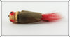 Unknown Red, White & Black Fly Rod Lure
