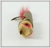 Unknown Red, White & Black Fly Rod Lure
