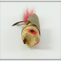 Unknown Red, White & Black Fly Rod Lure