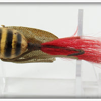 Unknown Red, White & Black Fly Rod Lure