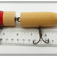 Unknown Possibly J&J Tackle Red & White Striper Plug