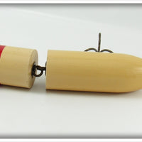 Unknown Possibly J&J Tackle Red & White Striper Plug