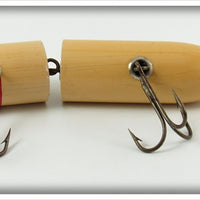 Unknown Possibly J&J Tackle Red & White Striper Plug