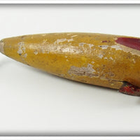 Vintage Unknown Yellow & Red Wilson Wobbler Type Lure