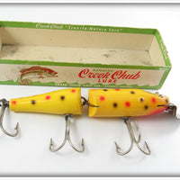 Creek Chub Yellow Spotted Jointed Husky Pikie In Box 3014 