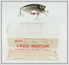 Vintage Poe's Black Shad Loco-Motion Lure In Box