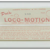 Poe's Black Shad Loco-Motion In Box