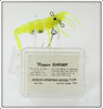 Vintage Jenson Sporting Goods Chartreuse Flipper Shrimp Lure