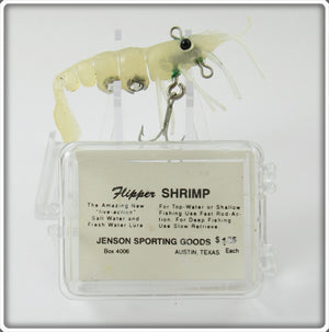 Jenson Sporting Goods Clear Flipper Shrimp Lure In Box