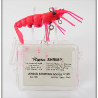 Vintage Jenson Sporting Goods Fuchsia Flipper Shrimp Lure