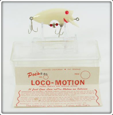 Vintage Poe's Ghost Loco-Motion Lure In Box