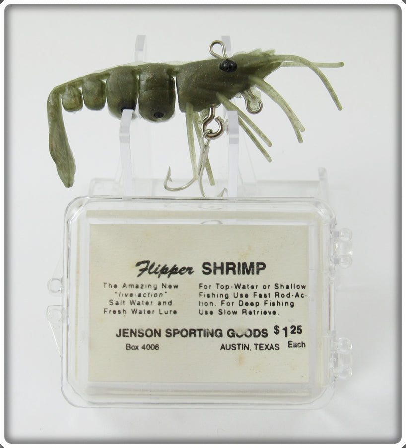 Jenson Sporting Goods Golden Shrimp Flipper Shrimp Lure