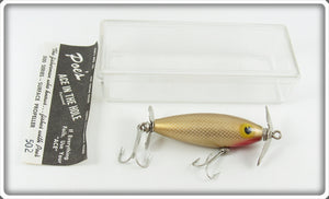 Vintage Poe's Gold Minnow Ace In The Hole Lure In Box