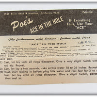 Poe's Rainbow Trout Ace In The Hole In Box