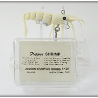 Vintage Jenson Sporting Goods White Flipper Shrimp Lure