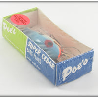 Poe's Pearl/White Blue With Hot Belly Super Cedar In Box