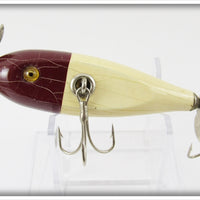 Vintage Michigan Lakes Tackle Co Red & White Fin Wing Lure