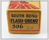 South Bend Red Head White Flash Oreno In Box