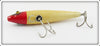 South Bend Red Head White Body 999 Saltwater Minnow