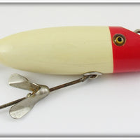 South Bend Red Head White Body Wiz Oreno