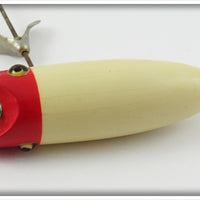 South Bend Red Head White Body Wiz Oreno